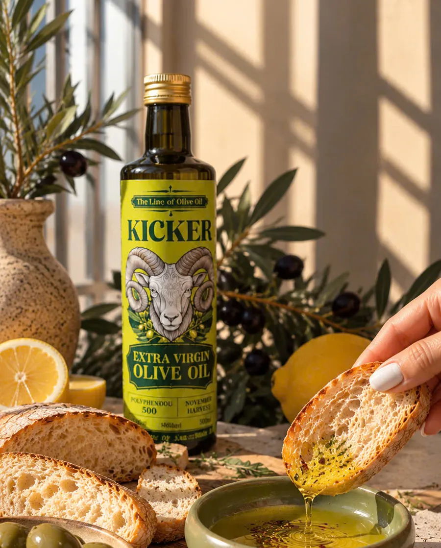 Dầu Olive Kicker Cay Lưu Luyến - FineWine of Olive Oil - Thu Hoạch Tháng 12