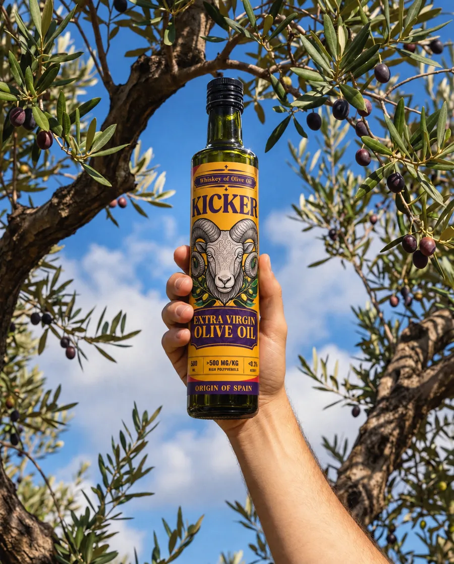 Dầu Olive Kicker Cay Lưu Luyến - Whiskey of Olive Oil - Thu Hoạch Tháng 11